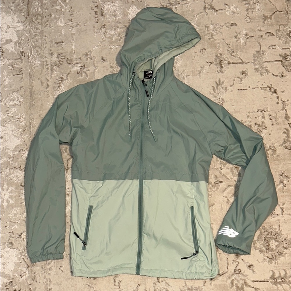New Balance Women’s Green Hooded Jacket
